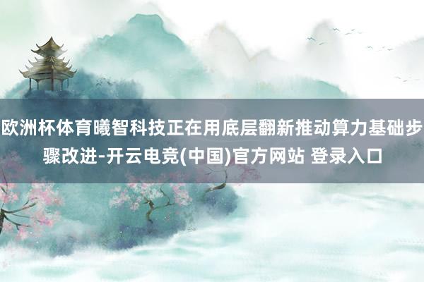 欧洲杯体育曦智科技正在用底层翻新推动算力基础步骤改进-开云电竞(中国)官方网站 登录入口